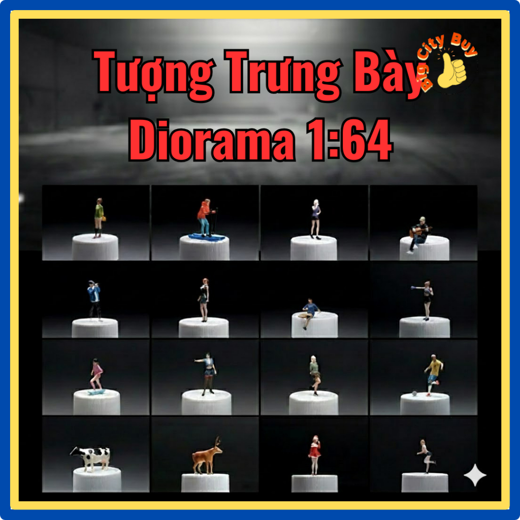 Tượng Trưng Bày Diorama 1:64