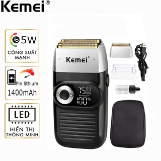  Máy cạo râu Kemei 2026 máy em khỏe lưỡi cực sắc bén. 