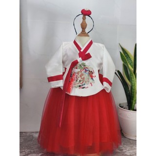 váy hanbok xinh cho bé