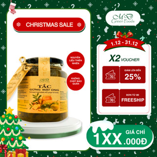   HOẢ TỐC  Tắc Gừng Mật Ong MD Green Foods 500 gr -  100% Nguyên Liệu Thiên Nhiên Giảm ho Tiêu Đờm 