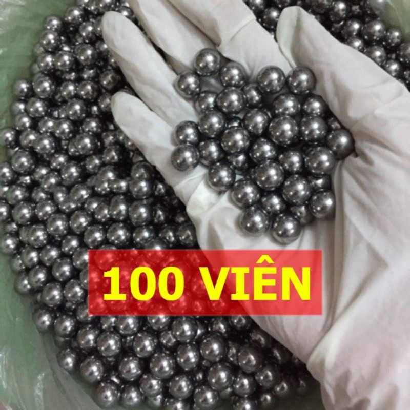 ( xả xả   combo 200 viên xả) Bi sắt ổ trục bóng đẹp loại 1 đủ size