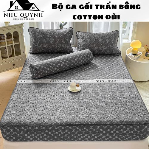 (Hàng nhập)Chiếu đũi bọc đệm cotton đũi điều hoà ga đũi trần bồng điều hòa Chất liệu Cotton đũi thoá