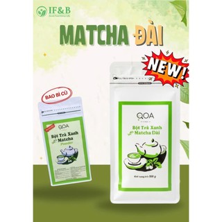  Bột trà xanh Đài Loan matcha QOA 500g  - Chuẩn vị đài loan màu xanh tự nhiên thơm lài 