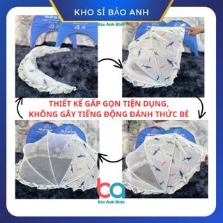 [HỎA TỐC-HÀNG LOẠI 1] Màn chụp cho bé, mùng chụp cho bé, mùng chống muỗi dùng cho giường, võng và nôi cũi - Bảo Anh Kids