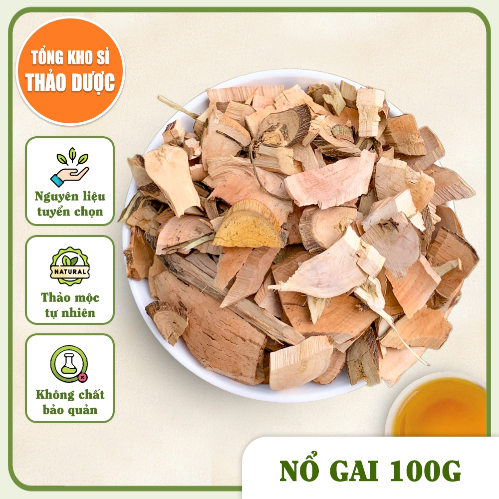 Cây nổ gai 100g, cây bỏng nổ gai khô, thái lát, thơm, sạch - Tổng Kho Sỉ Thảo Dược