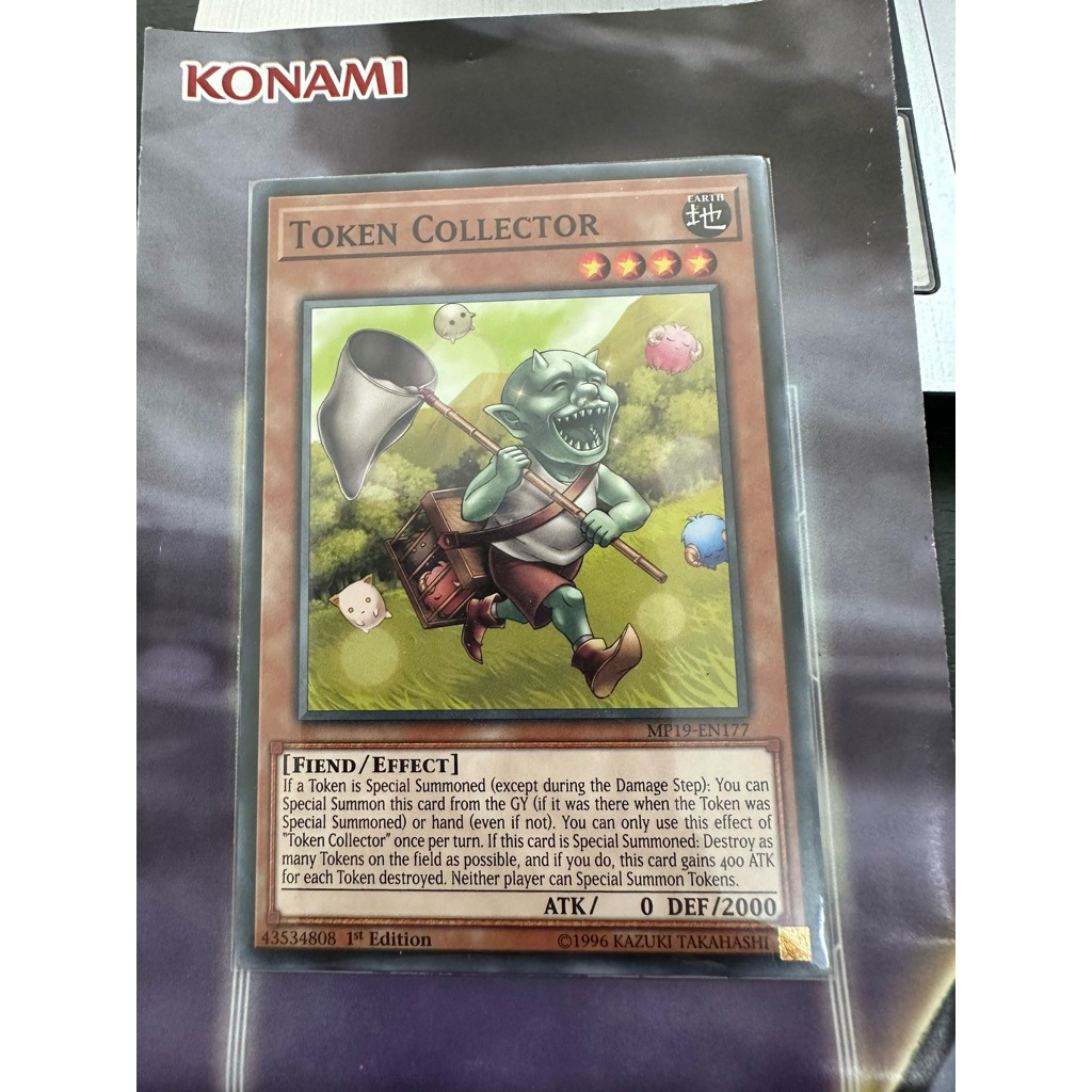 Thẻ bài Yugioh Token Collector (Real Card)