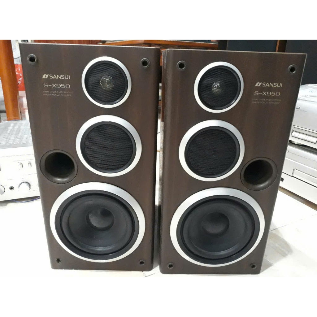 Căp Loa dàn trung, loa dàn nhật bãi ,Loa Sansui S-X950 (không có ê căng)