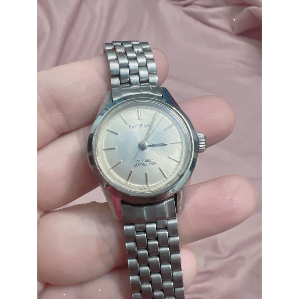 đồng hồ cơ cót nữ hiệu ricoh