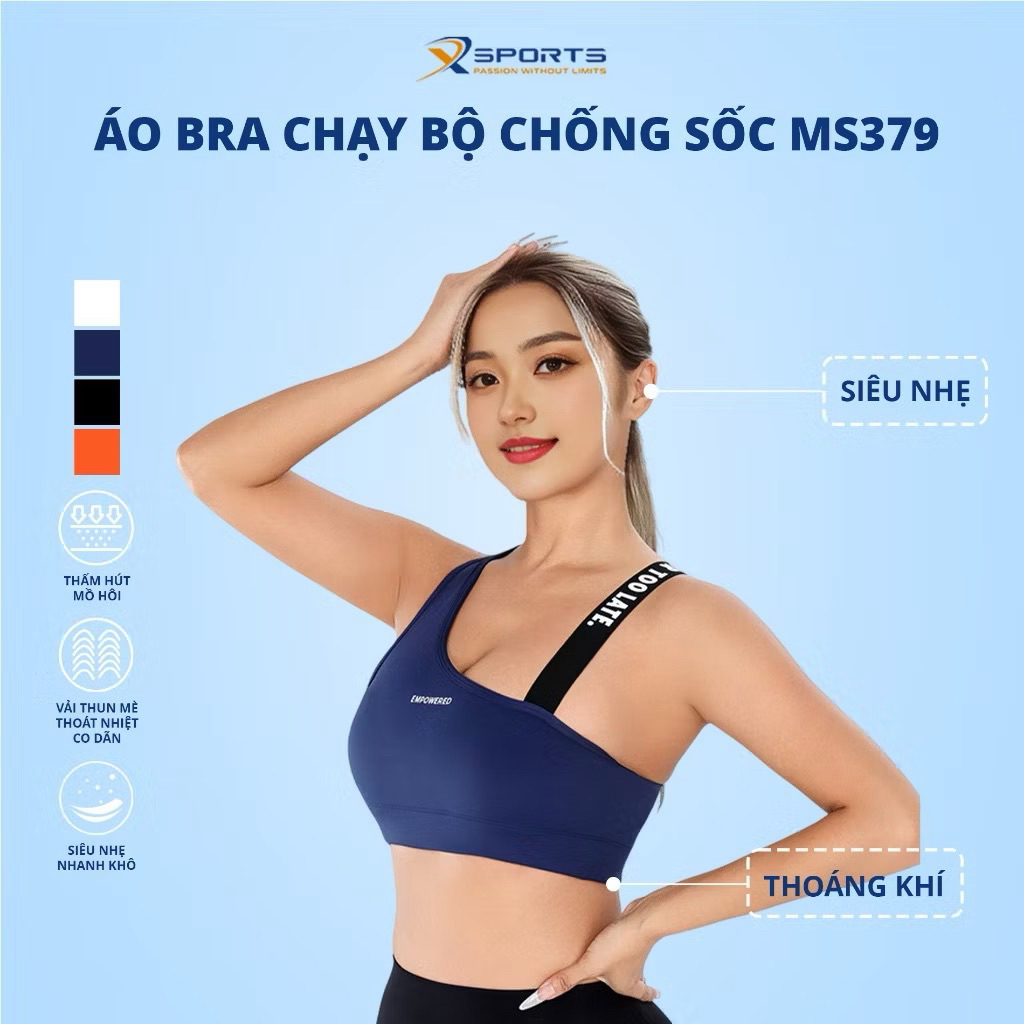 ÁO BRA CHẠY BỘ DÀNH CHO NỮ MS379 XSPORTS VIỆT NAM