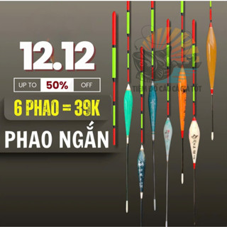 Phao Ngắn Câu Nước Nông, Combo Phao Câu Đài Nước Nông, Phao Câu Cá