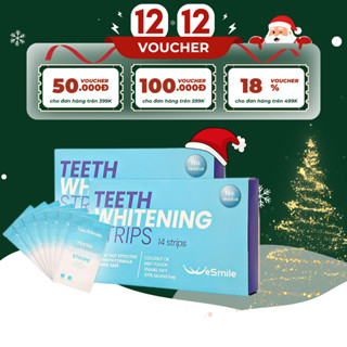  Miếng dán trắng răng Wesmile thành phần an toàn tự nhiên không gây ê buốt không bào mòn men răng 