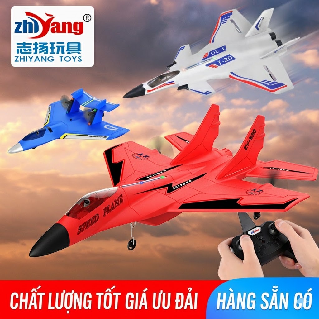 Máy bay điều khiển từ xa Zy 530, Zy 425, Zy 320, đồ chơi trẻ em, siêu bền, bin khỏe, tầm xa 500m