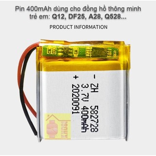 Thiết bị pin đồng hồ thông minh q12 q15 q19 z66 y36 h11 w11..