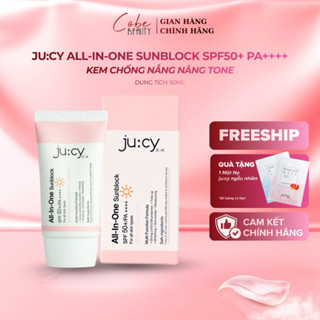   Tặng 1 mask  kem Chống Nắng Jucy - All In One 50ml 