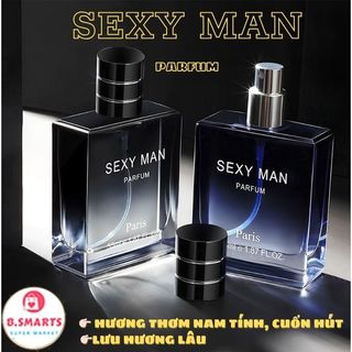  Nước Hoa Nam SEXY MAN Parfum Dung Tích 55ml Nước Hoa Hương Thơm Lịch Lãm Trầm Ấm Quyến Rũ 