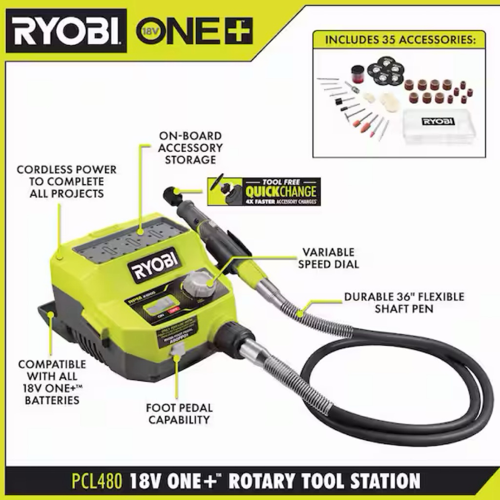 máy mài mỹ nghệ ryobi pcl480 chính hãng
