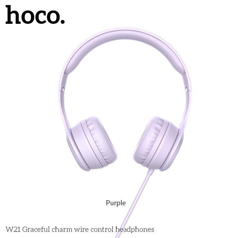 Tai nghe chụp tai hoco w21 chính hãng jack 3.5 | BigBuy360 - bigbuy360.vn