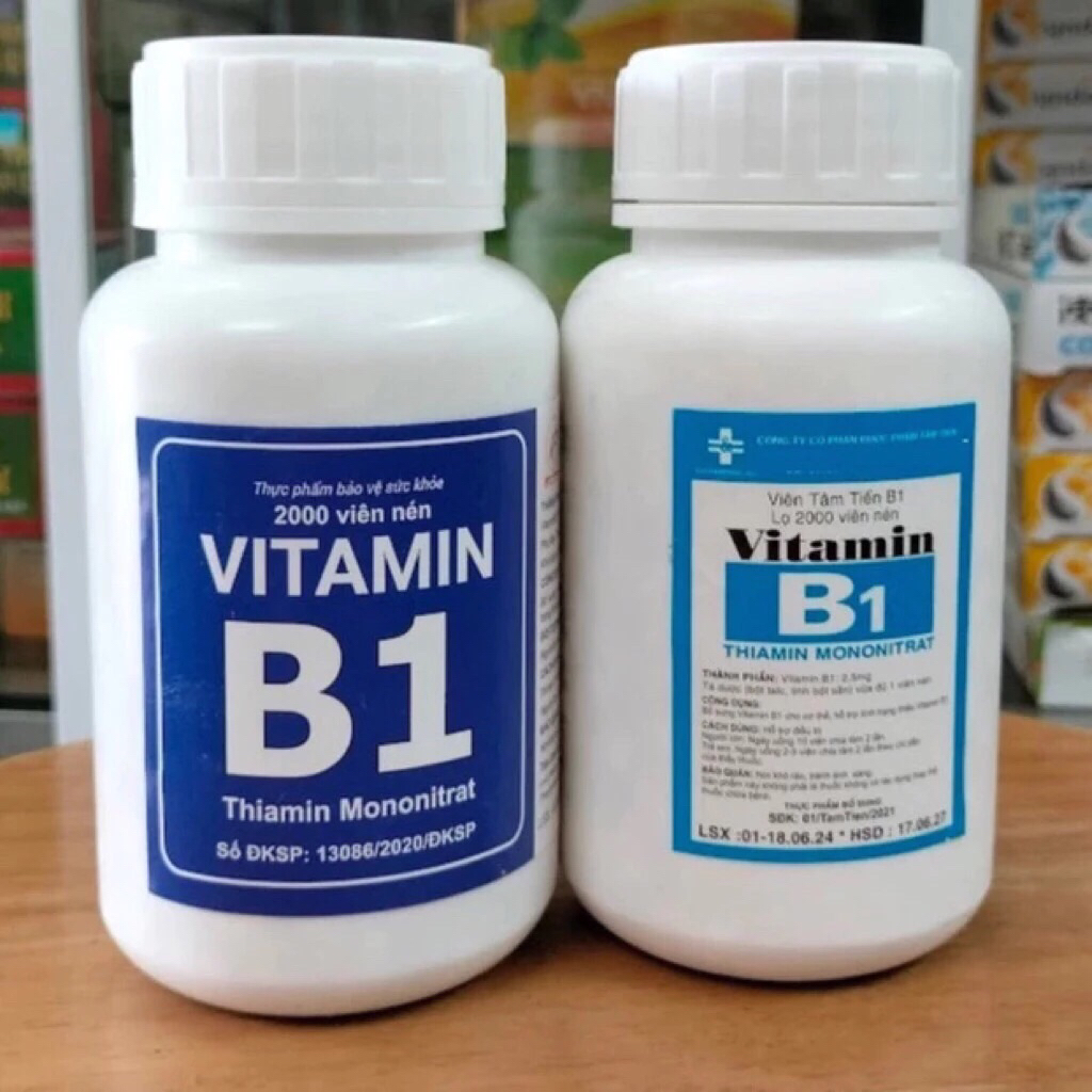 Vitamin B1 lọ 1800 viên đại uy