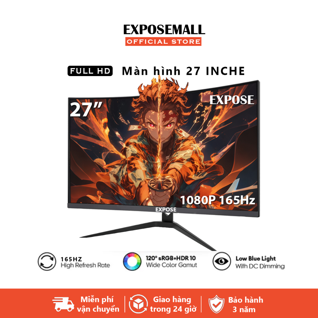 Màn hình chơi game EXPOSE EX-27 27“ 165HZ màn hình máy tính công nghệ IPS - Trải nghiệm giải trí và làm việc mượt mà | BigBuy360 - bigbuy360.vn