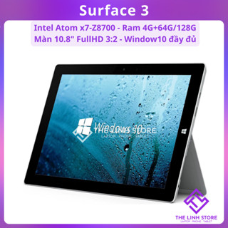 Máy tính bảng Surface 3 màn 10.8 inch FHD - Intel Atom X7 chạy Window 10