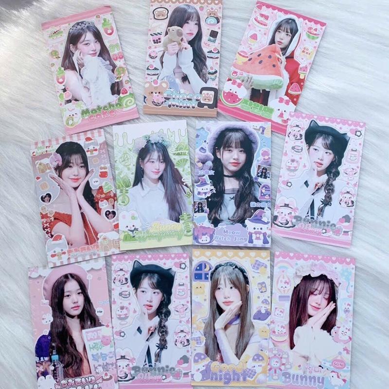 Set Card Des Jang Wonyoung 9x5,4cm Mix Mẫu