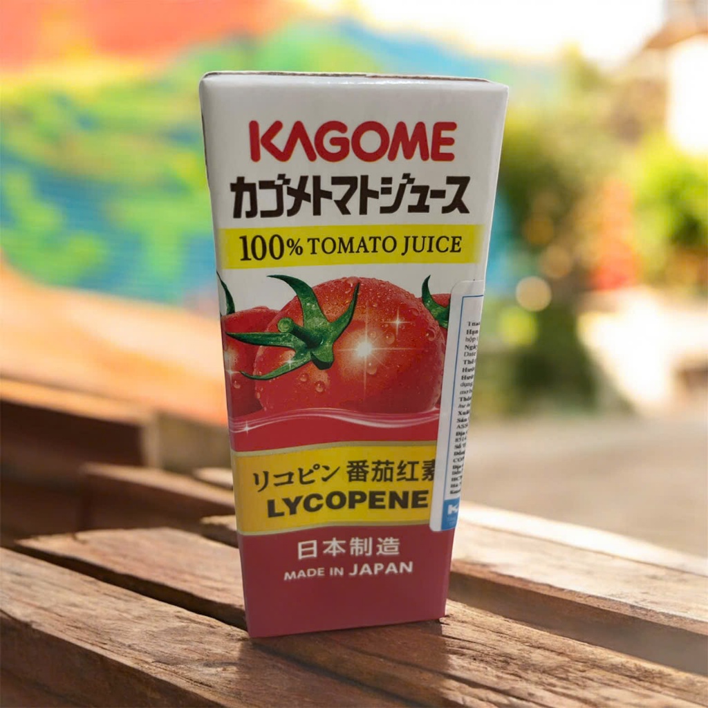 Nước ép cà chua Kagome 200ml của Nhật - Date 29/01/2026