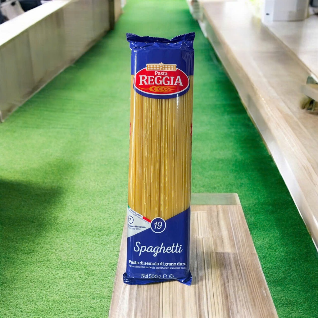 (Sợi mì bị lỗi) Mì ý sợi tròn dài spaghetti Pasta Reggia 500gr - Date 04/04/2028