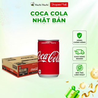  Thùng 30 lon nước ngọt Coca Cola Nhật Bản 160ml - Hachi Hachi Japan Shop 