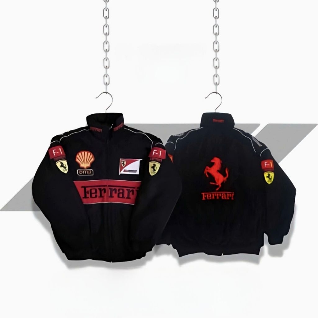 Áo Khoác Racing Team F1, Jacket Nam Nữ – Vải Dày Ấm, Thêu Sắc Nét, Đi Chơi – Đi Phượt