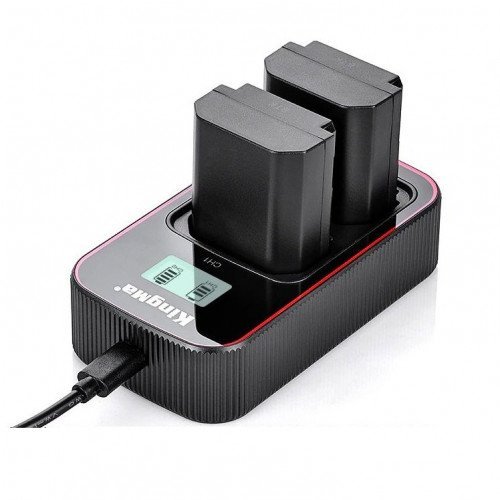 Bộ 2 pin và sạc đôi  KingMa NP-FZ100