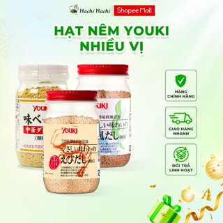  Hạt nêm Dashi tôm   cá ngừ tảo bẹ   thịt bò & hàu Youki - Hachi Hachi Japan Shop 
