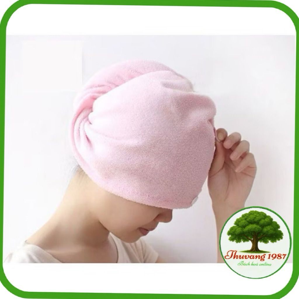 Khăn trùm đầu hút nước làm khô tóc giá rẻ