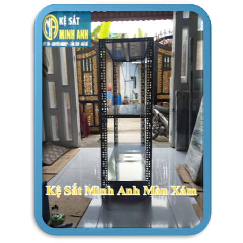 👉 Kệ Sắt V Lỗ Minh Anh Dài 80cm X Rộng 40cm – Chịu Lực Cao, Sơn Tĩnh Điện, Lắp Ráp Dễ Dàng