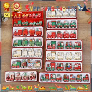  Xe Lửa Gỗ Mini Trang Trí Giáng Sinh - Quà Lưu Niệm Noel Độc Đáo Cho Bạn Bè Trang Trí Bàn Làm Việc 