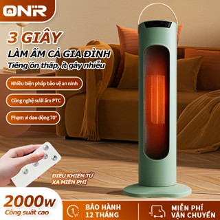 ONR – Máy Sưởi Cao Cấp 2000W, Thổi Gió Không Gây Khô, Có Gió Mát & Gió Nóng, Dùng Quanh Năm