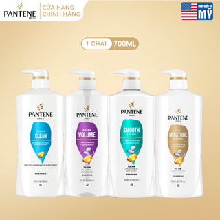  Dầu Gội PANTENE Pro-V Mỹ Dưỡng Ẩm Phục Hồi  Tóc Dày Bồng Bềnh  Sạch Sâu  Suôn Mượt Óng Ả - Chai 700ML 