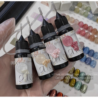 Gel lụa satin nt đổ khuôn silicon làm móng
