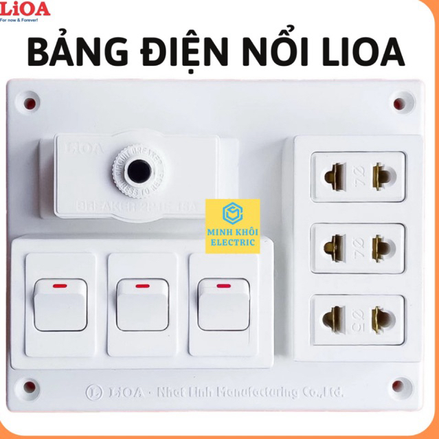 Bảng điện nổi Lioa,táp lô điện,taplo điện,bảng điện lắp nổi,bảng điện taplo,bảng điện lắp sẵn,bảng đ