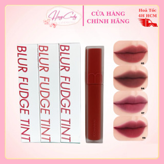  Son Romand Blur 04 Nâu Gỗ Trầm CHÍNH HÃNG Son Kem Lì Romand Blur Fudge Tint Màu 04 Radwood 