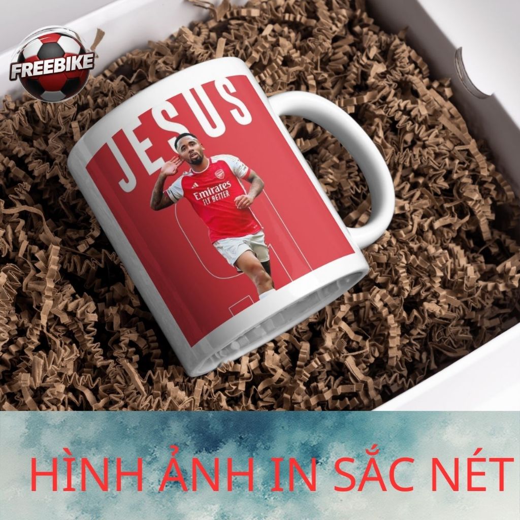 LY SỨ IN CAO CẤP HÌNH GABRIEL JESUS