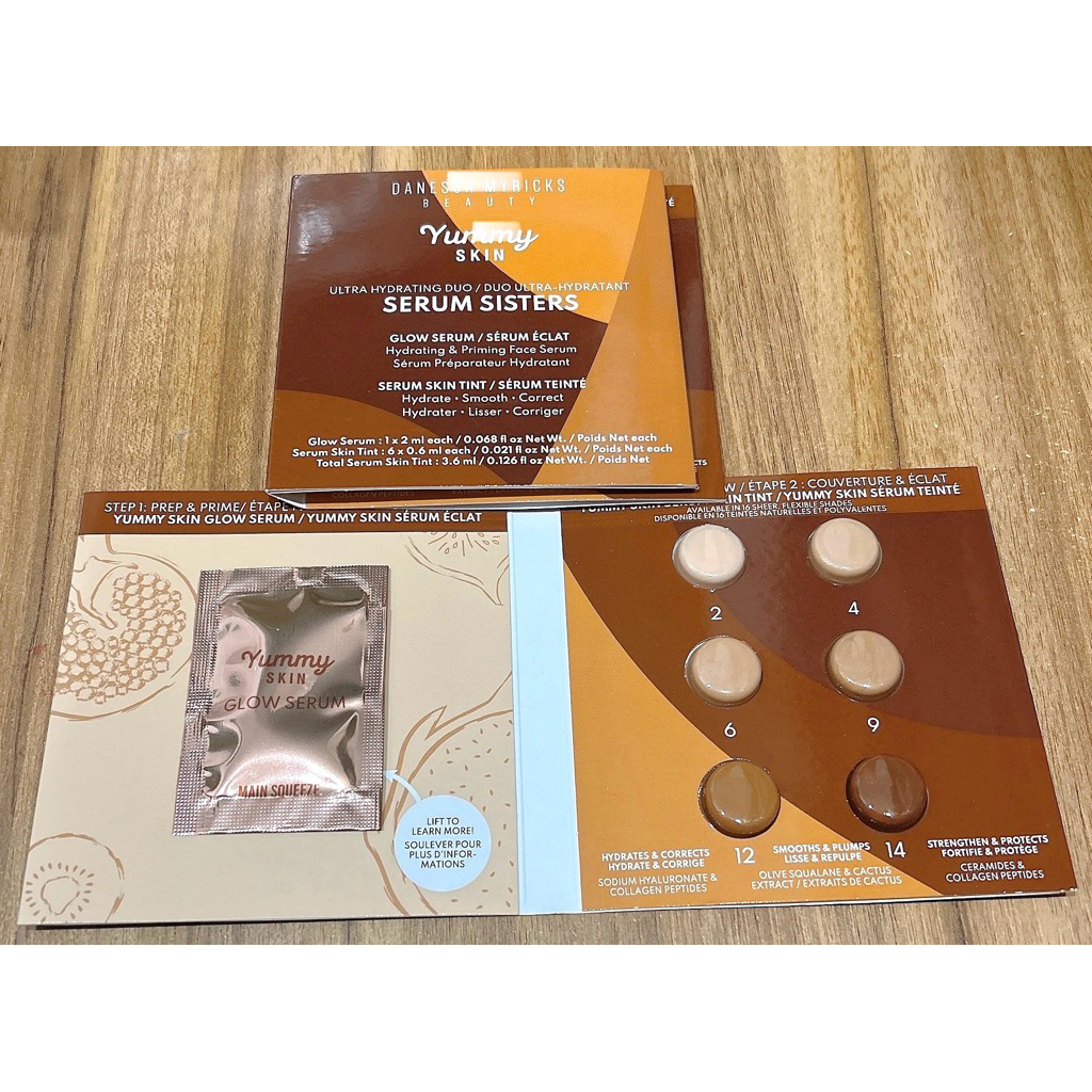 Sample - Bộ đôi dưỡng ẩm và kem nền Danessa Myricks Beauty Yummy Skin