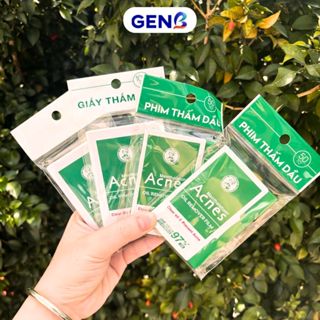  Phim Giấy Thấm Dầu Da Mặt Acnes Ngừa Mụn Da Dầu Da Nhạy Cảm CHÍNH HÃNG Chăm Sóc Da Sau Trang Điểm - GenB 