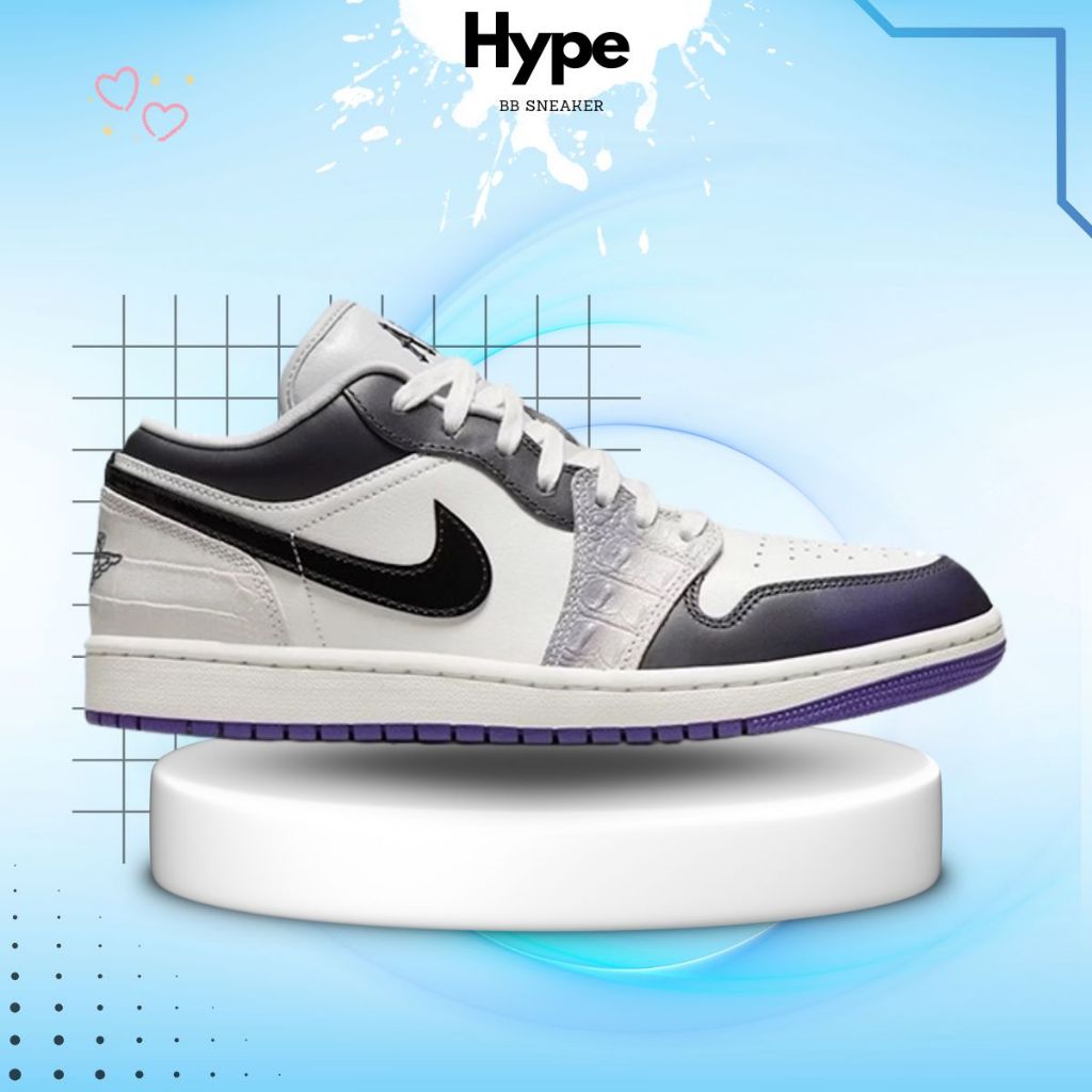 Giày Jordan 1 Low SE 'Punk Rock', Giày JD1 cổ thấp nam nữ full box