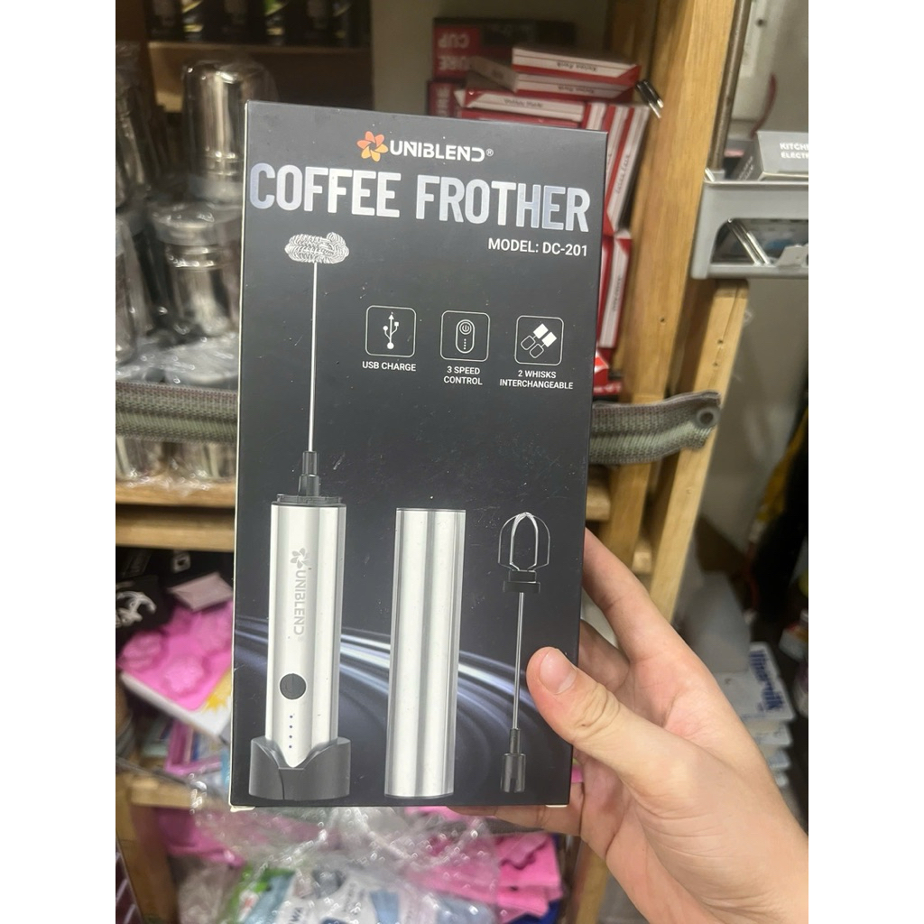Máy Đánh Bọt Sữa Cầm Tay UNIblenf DC-201