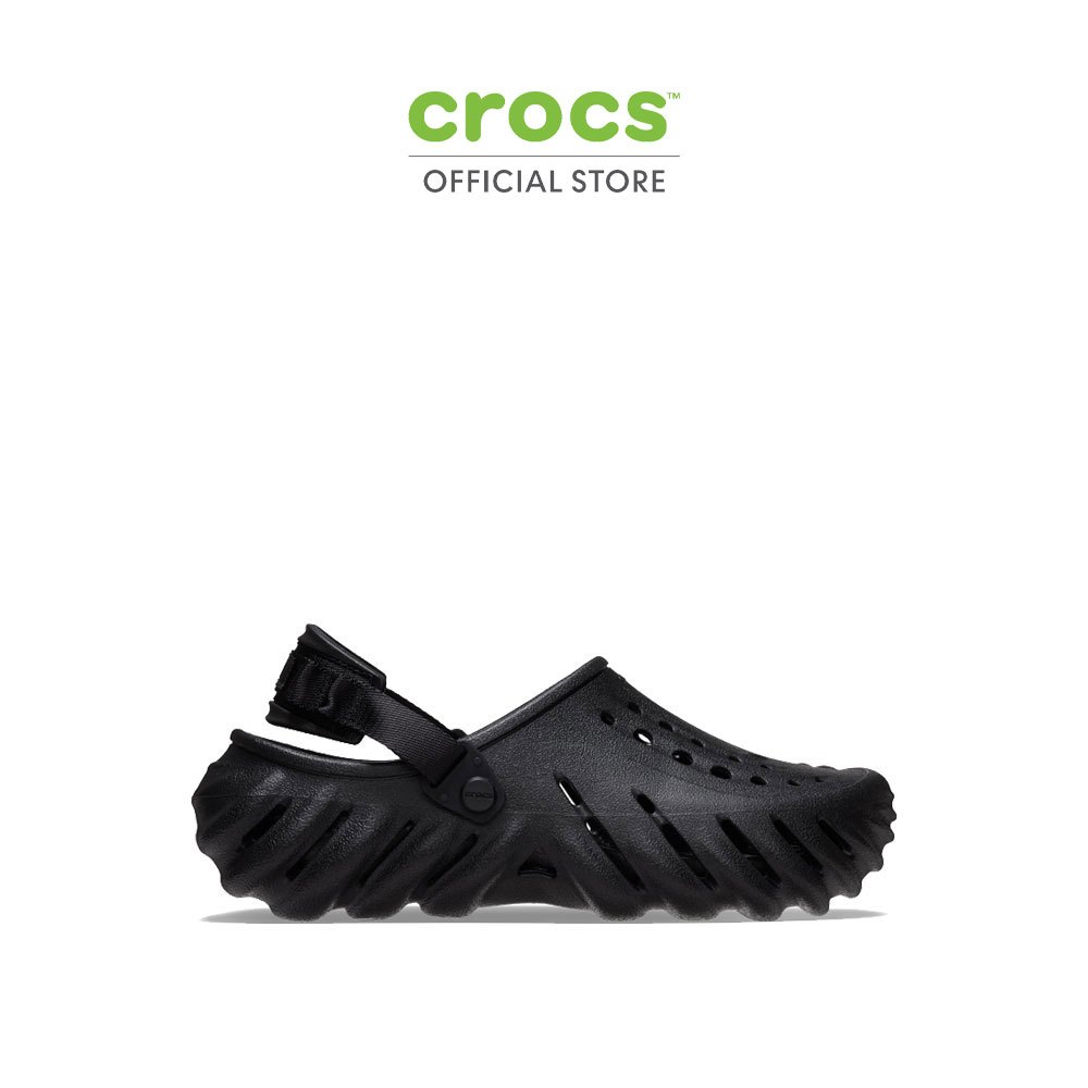 [NEW ARRIVAL] Giày Clog Unisex Crocs Echo Clog - Xám - 207937-BLACK