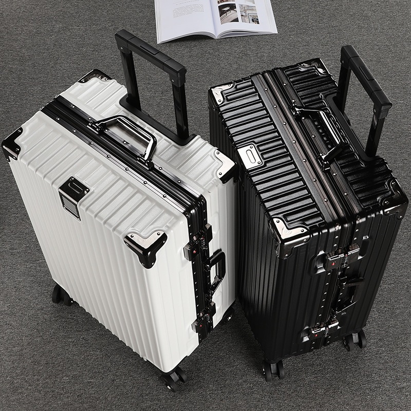 [Size 20-24-28] Vali Khung Nhôm Du lịch Nhựa PP dẻo cao cấp sêu bền, vali mang máy bay chống vỡ, chống trộm bảo mật cao