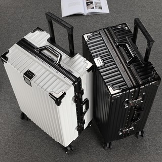 [Size 20-24-28] Vali Khung Nhôm Du lịch Nhựa PP dẻo cao cấp sêu bền, vali mang máy bay chống vỡ, chống trộm bảo mật cao