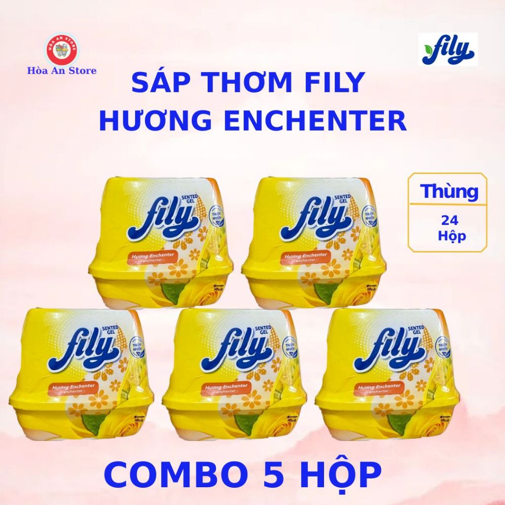 COMBO Sản Phẩm: 5 Hộp Sáp thươm FILY Hương ENCHENTER