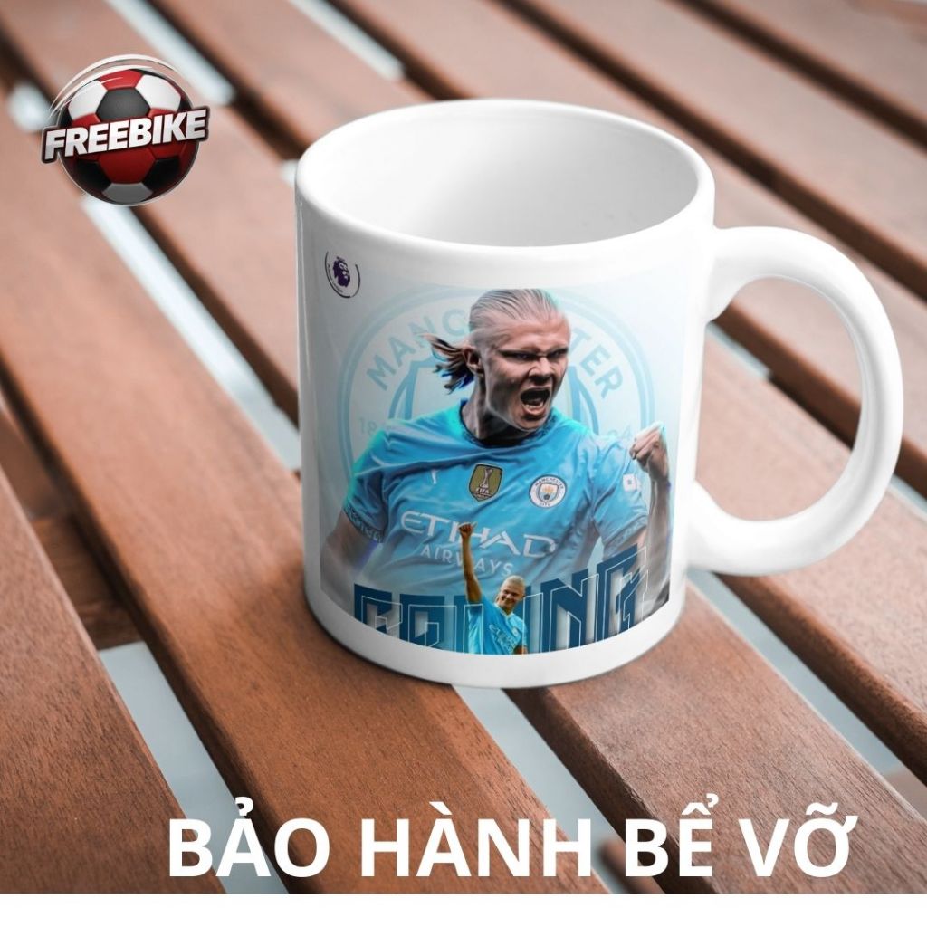 CỐC SỨ LY SỨ QUÀ TẶNG CAO CẤP IN HÌNH ERLING HAALAND