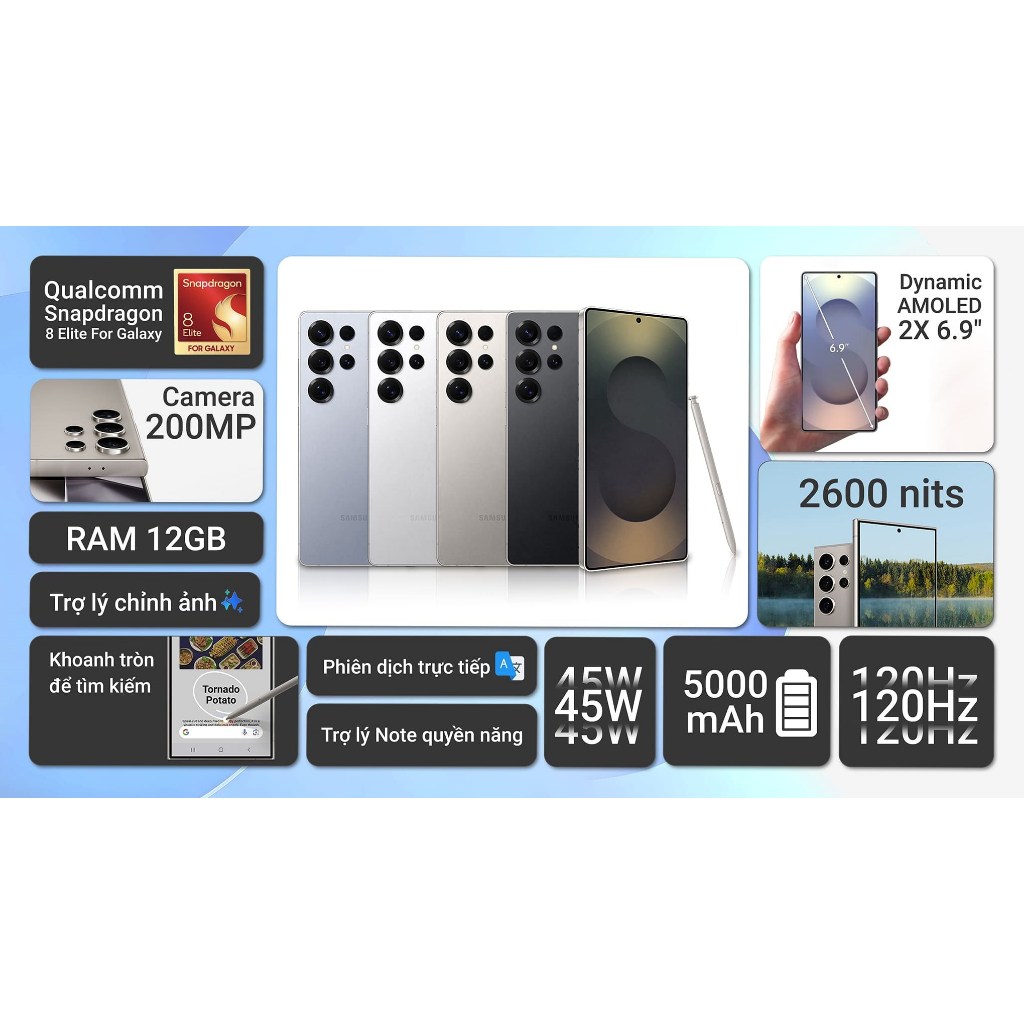 Samsung Galaxy S25 Ultra 5G (12GB-256GB) - BH 12 Tháng | BigBuy360 - bigbuy360.vn
